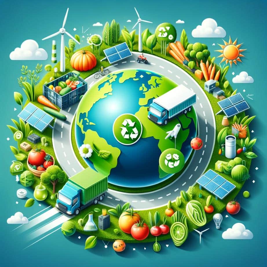 A globe surrounded by various objects.