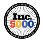 Inc. 5000 logo with the text "America's Fastest-Growing Private Companies" around the border and "Inc. 5000" in the center—perfect for showcasing top 3PL cold storage and cold chain fulfillment providers.